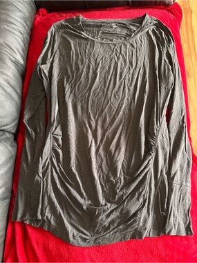 GAP Long Sleeve Women’s Maternity Top - Charcoal